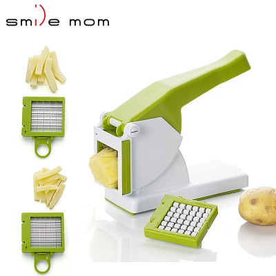 B959-A 2 blades easy washing manual potato chip cutter