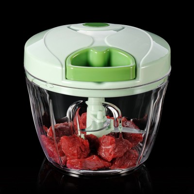 Vegetable chopper manual pull string food rotary meat chopper